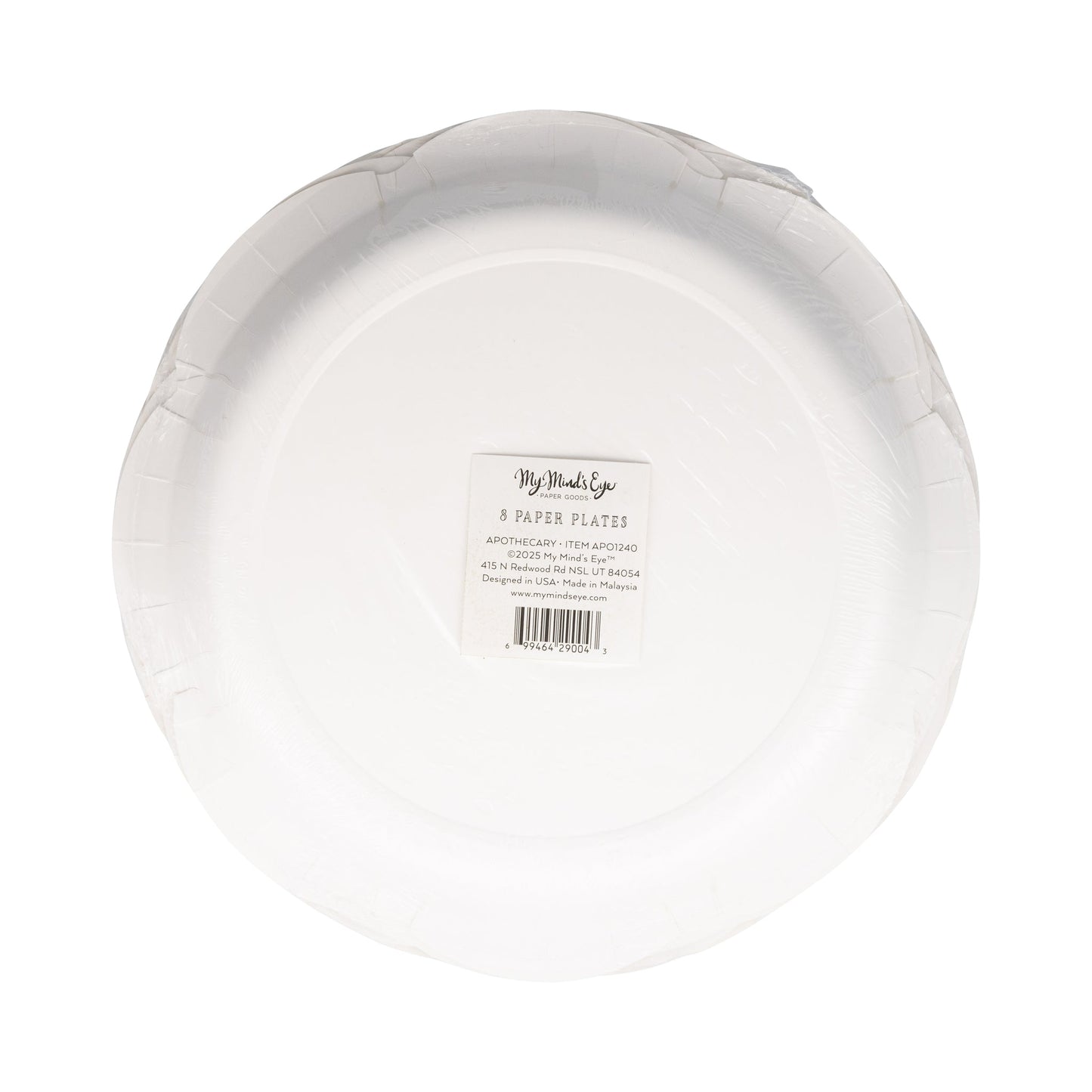 Apothecary Paper Plate Set