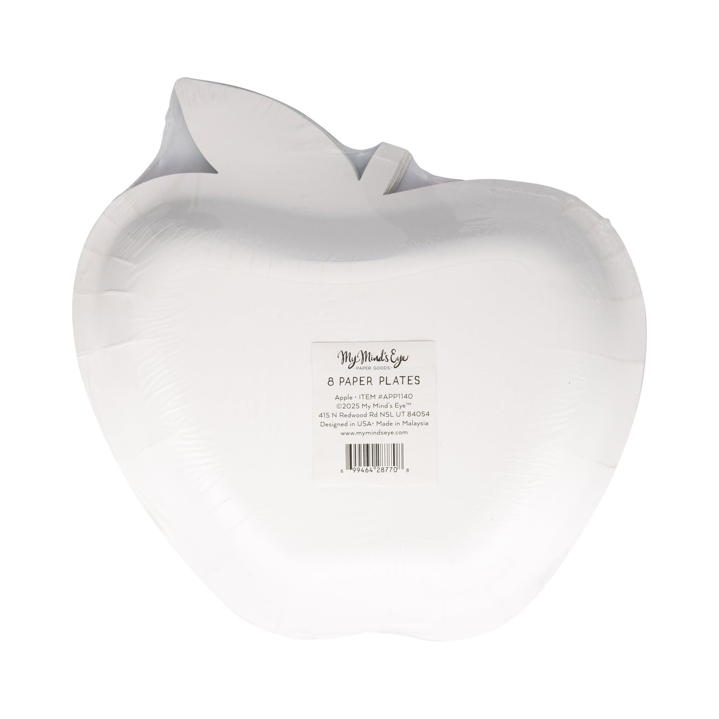 Apple Shaped Paper Plate