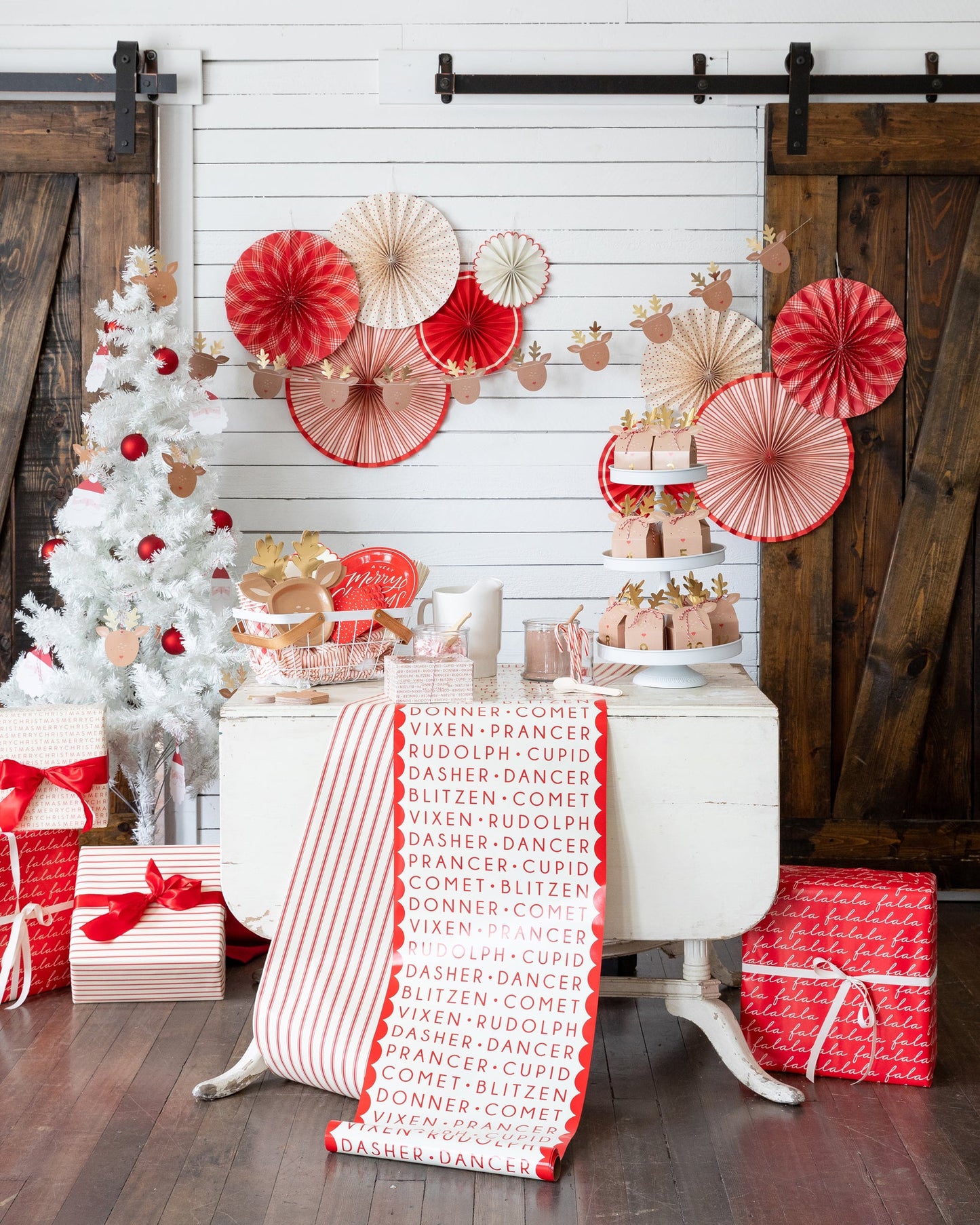 Dear Rudolph Reindeer Plate