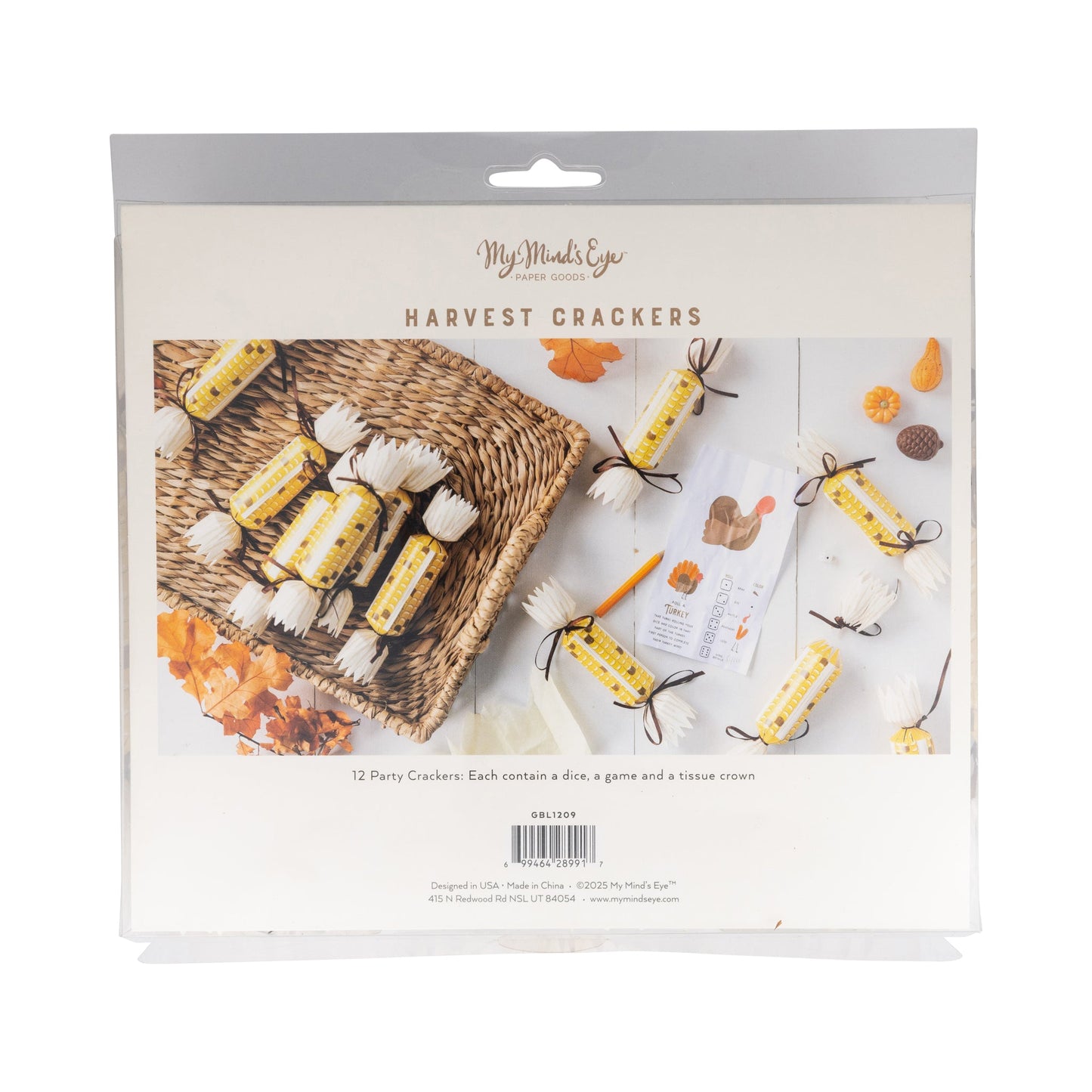 Corn Shaped Party Crackers