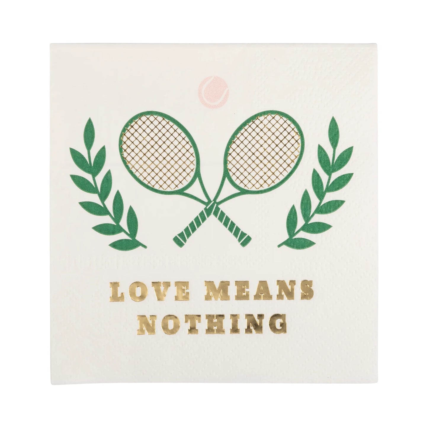 Tennis Love Means Nothing Cocktail Napkins