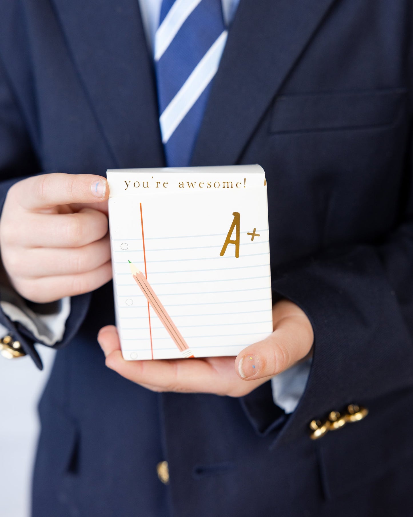 Ruled Paper Treat Box - 8 ct