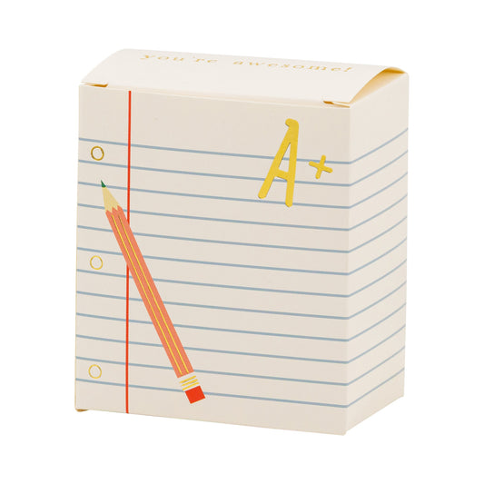 Ruled Paper Treat Box - 8 ct