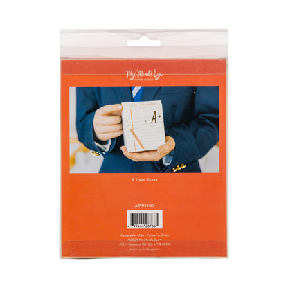 Ruled Paper Treat Box - 8 ct