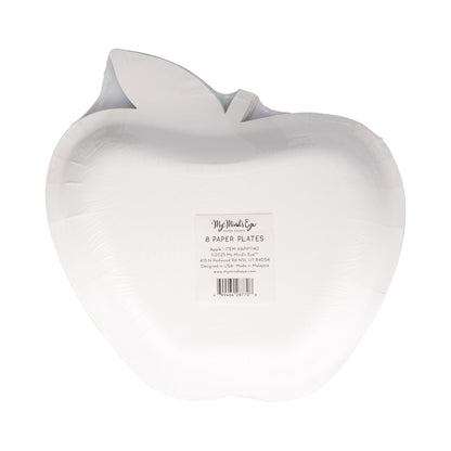 Apple Shaped Paper Plate