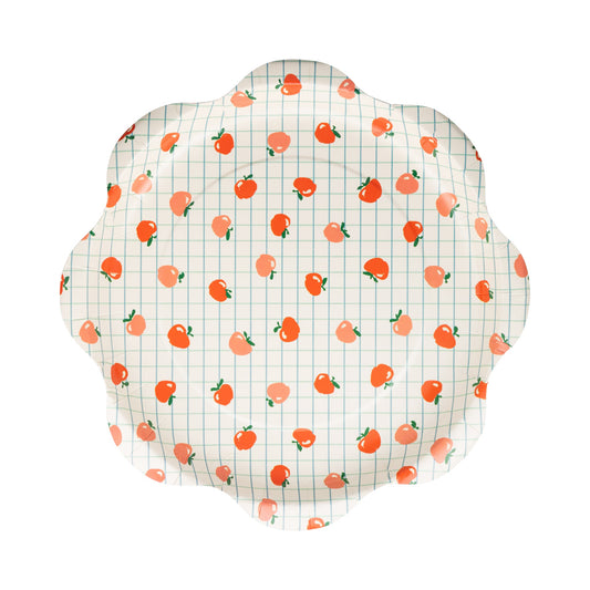 Apple Pattern Paper Plate