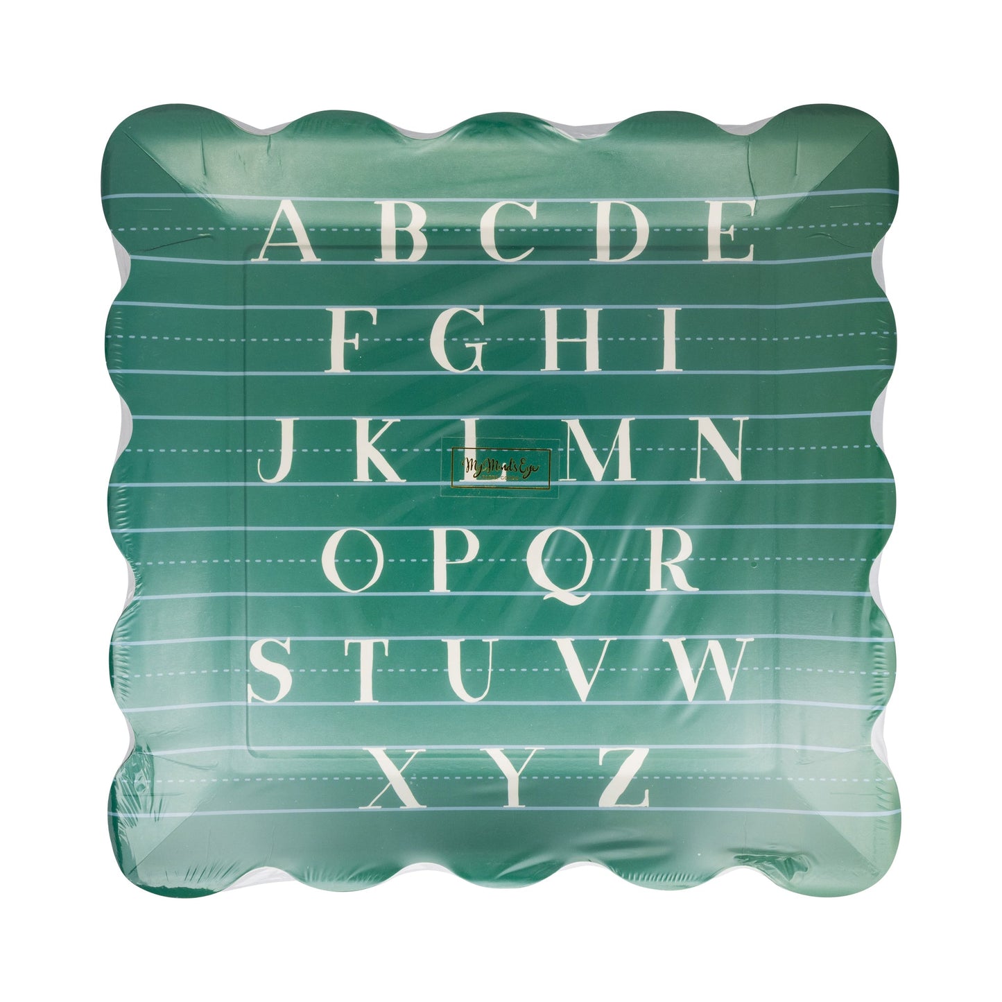 Alphabet Paper Plate