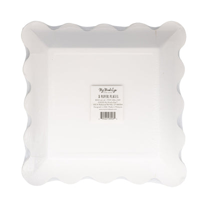 Pink & Orange Boo La La Paper Plate