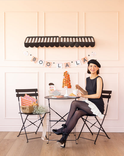 Boo La La Ghost Shaped Paper Plate