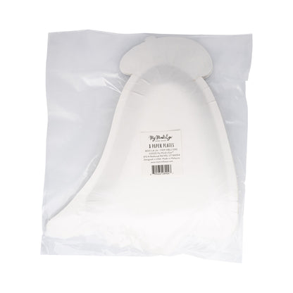 Boo La La Ghost Shaped Paper Plate