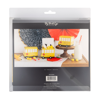 School Bus Treat Boxes