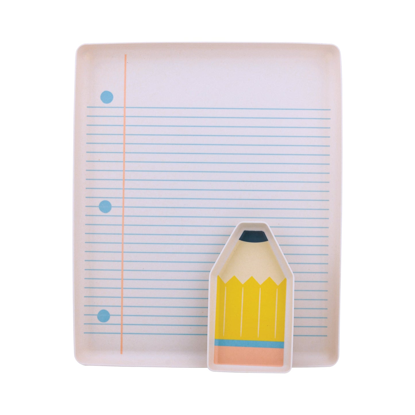 Occasions Paper and Pencil Bamboo Tray Set