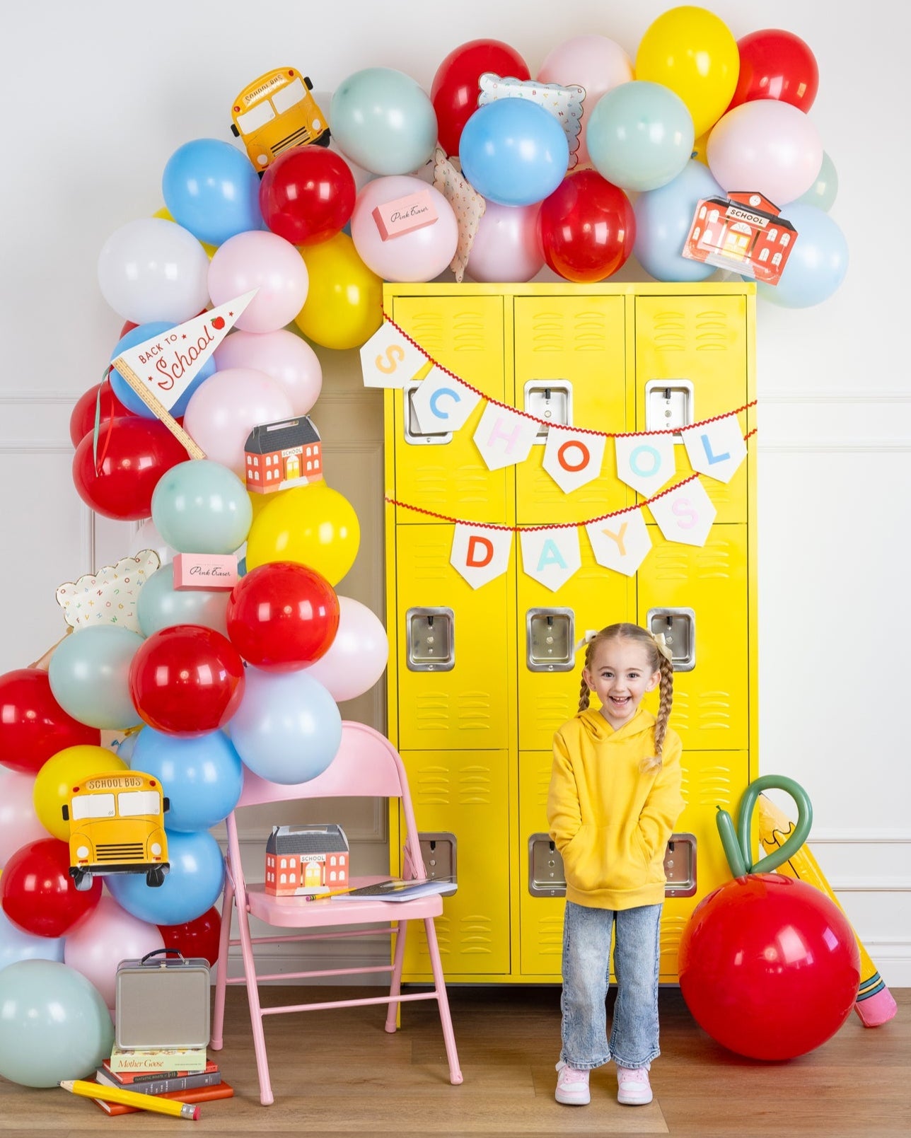 School Bus Shaped Paper Plate