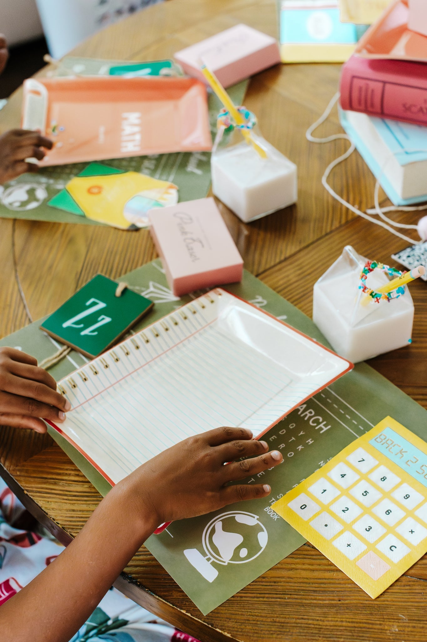 Occasions Spiral Notebook Paper Plate