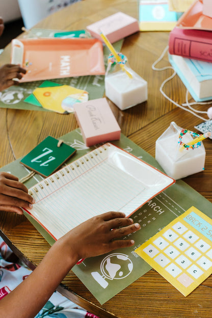 Occasions Spiral Notebook Paper Plate