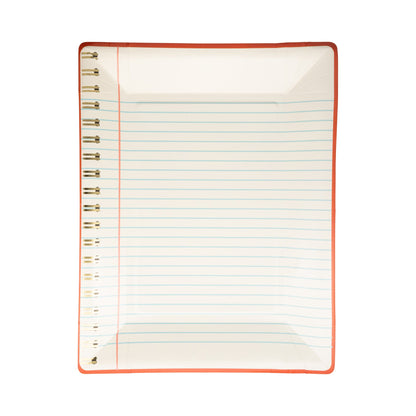 Occasions Spiral Notebook Paper Plate