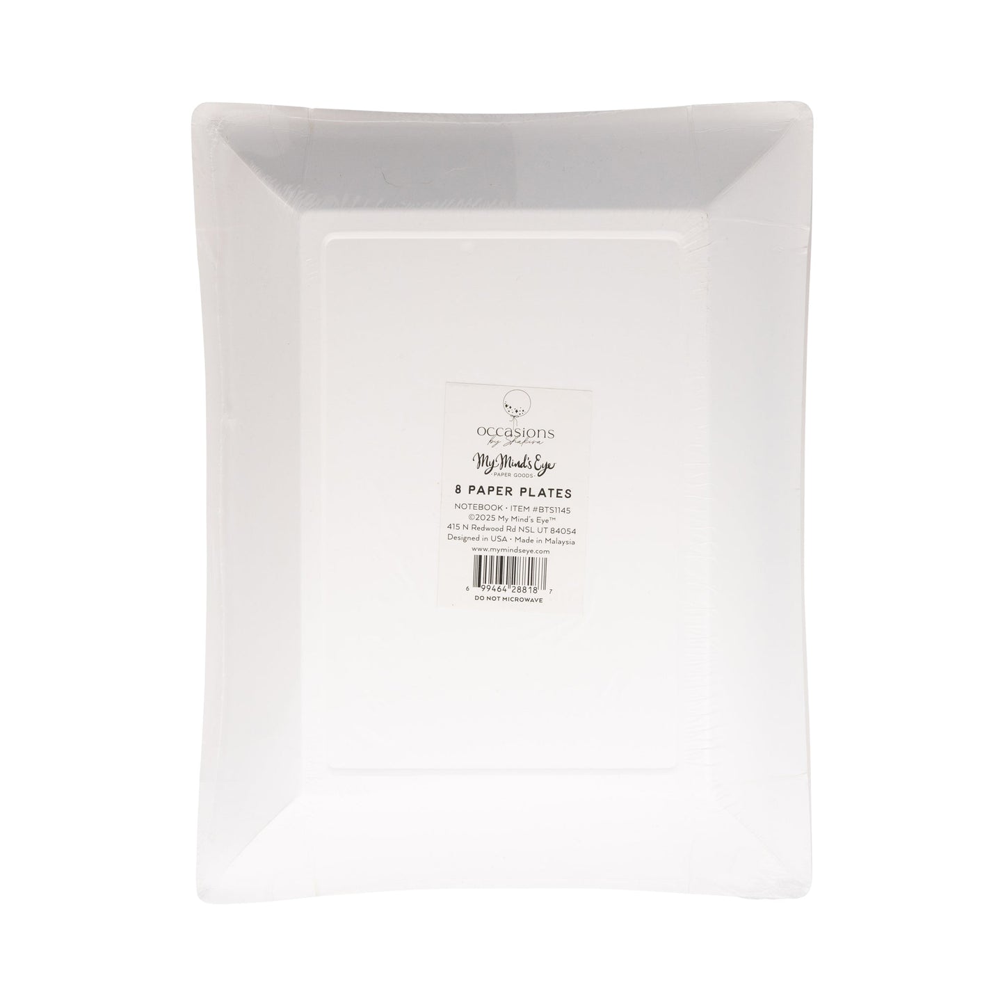 Occasions Spiral Notebook Paper Plate