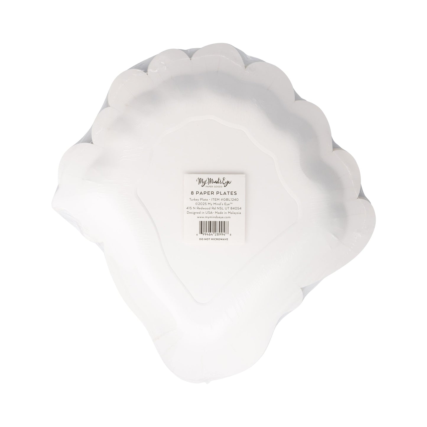 Turkey Shaped Paper Plate