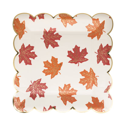 Falling Leaves 9" Paper Plate