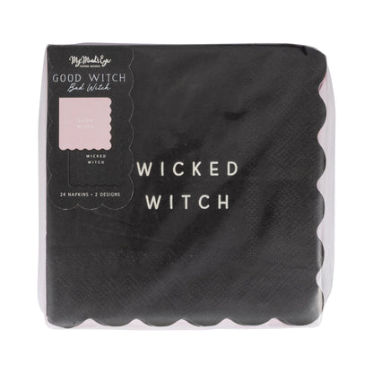 Good Witch Bad Witch Cocktail Napkin Set