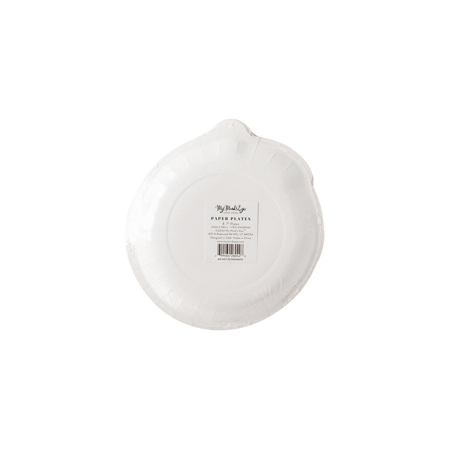 North Pole Express Bell Shaped Plate