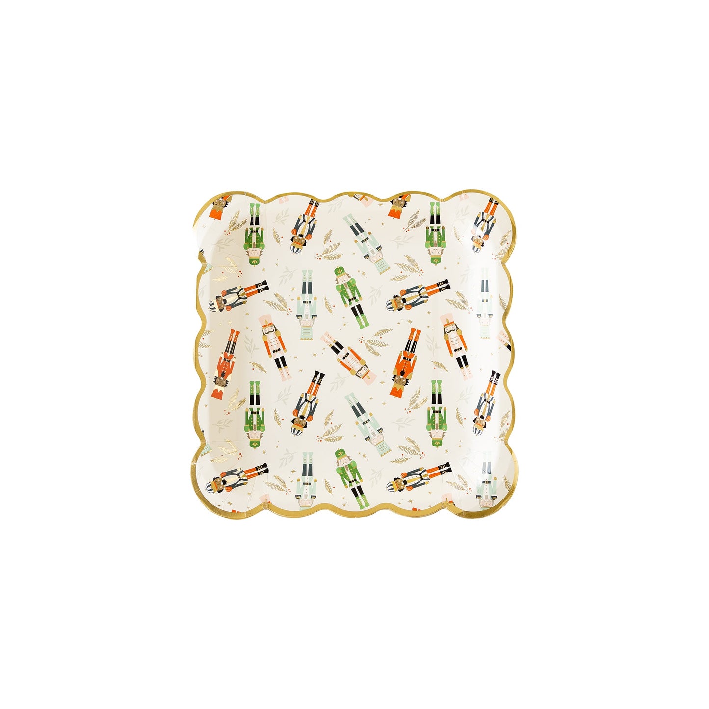 Scattered Nutcrackers Paper Plate