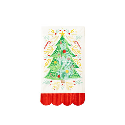 Tree Fringe Paper Dinner Napkin