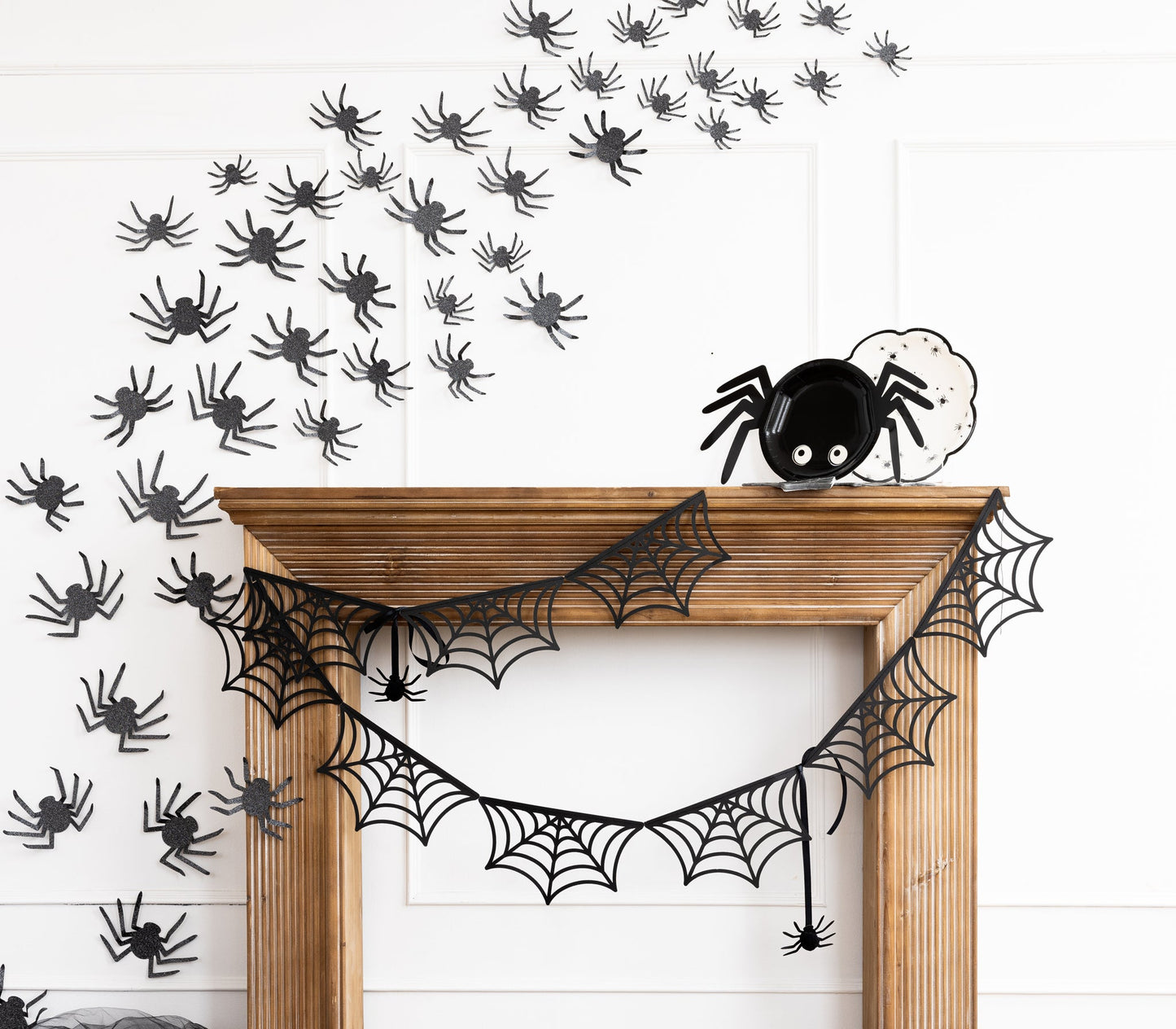 Spider Web Bunting Banner