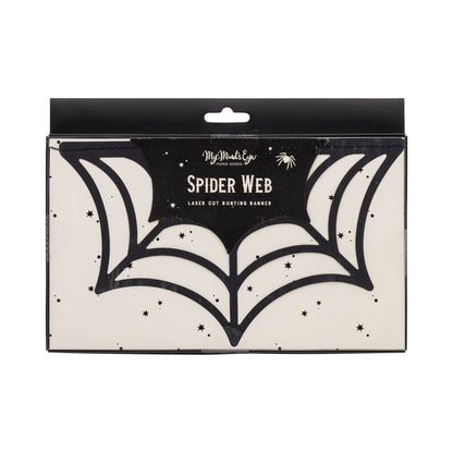 Spider Web Bunting Banner