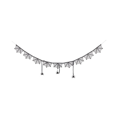 Spider Web Bunting Banner