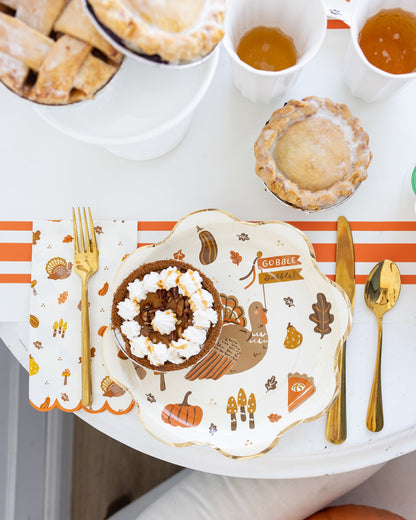 Thanksgiving Icons Dinner Napkin