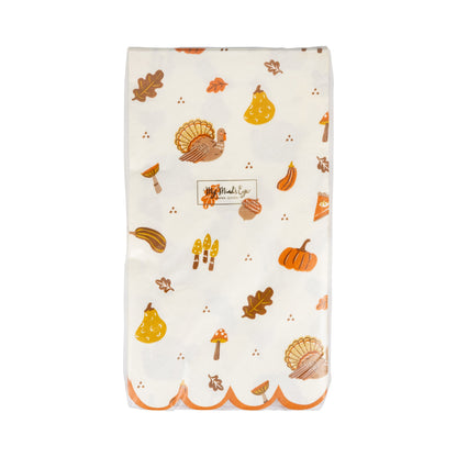 Thanksgiving Icons Dinner Napkin