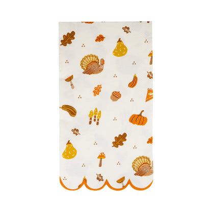 Thanksgiving Icons Dinner Napkin