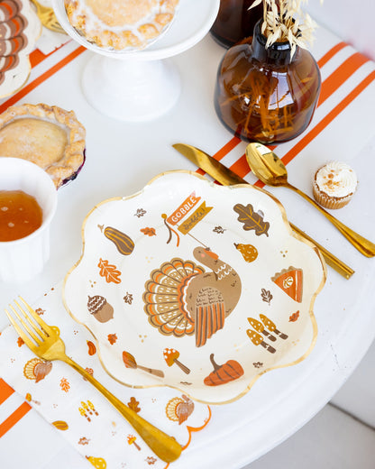 Thanksgiving Icons Plate