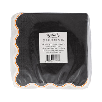 Vintage Boo Cocktail Napkin